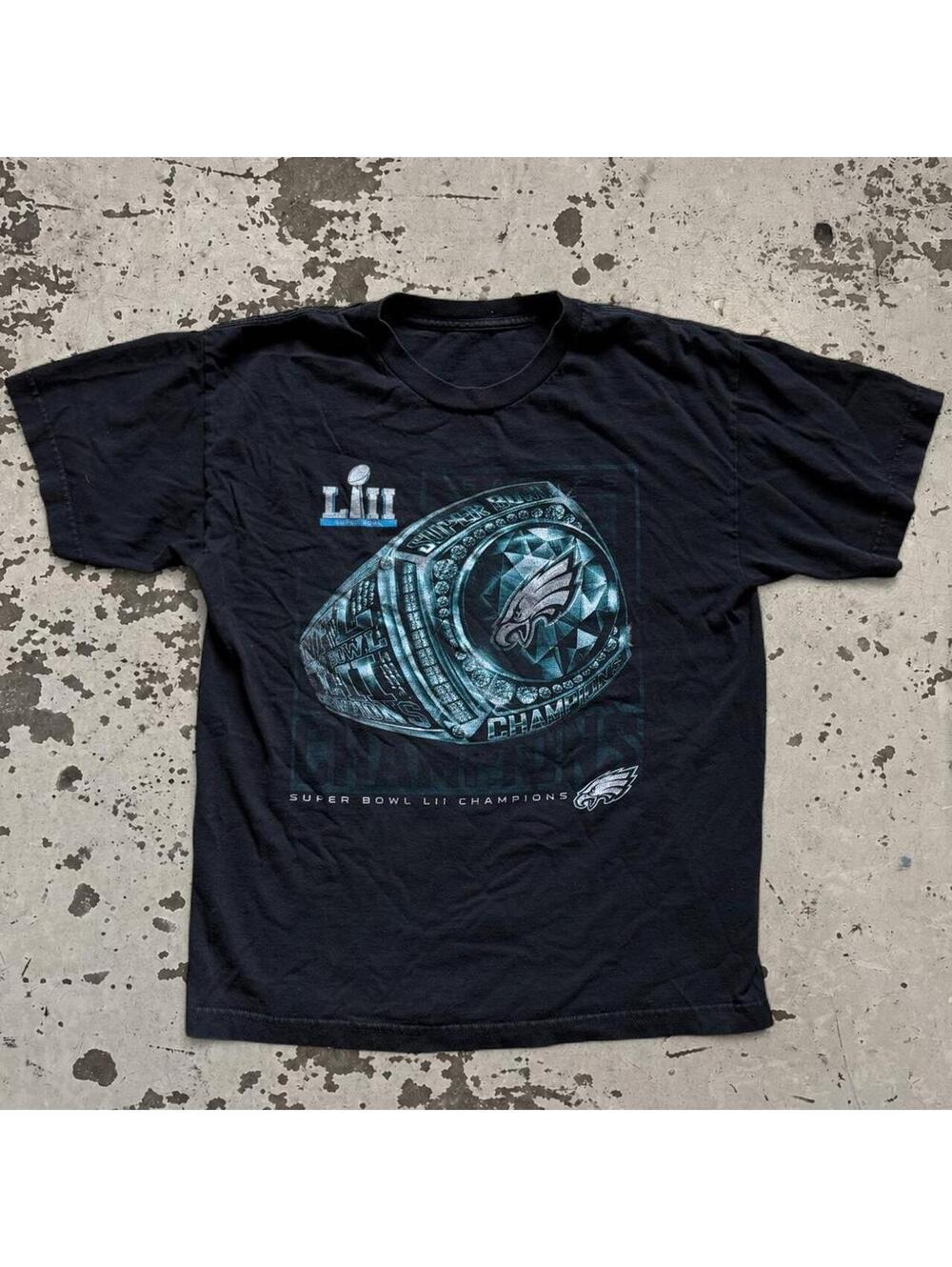 Mens Philadelphia Eagles Superbowl Tee Shirt SIze M